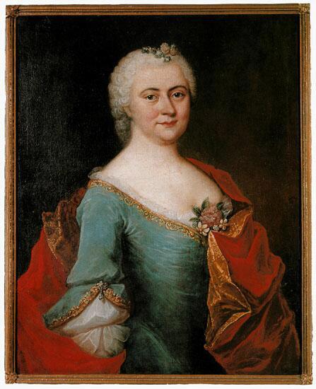 unknow artist Portrait of Luise Gottsched (Gottschedin) (1713-1762), German poet oil painting picture